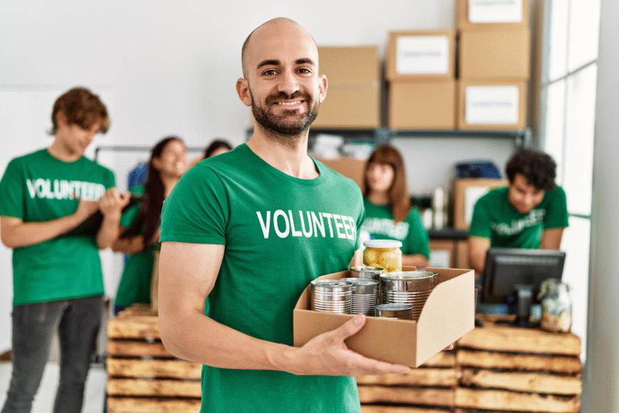 volunteering at centre