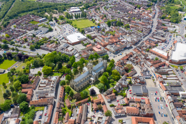 aerial view of Selby