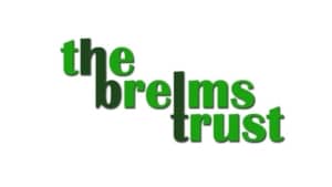 Text logo reading The Brelms Trust, with 'the' and 'trust' in light green, and 'brelms' in dark green and black, arranged in a stepped layout on a white background—representing Trustees supporting Yorkshire communities.