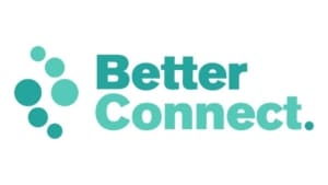 Logo with teal circles on the left and the words Better Connect. in large teal and light blue text on a white background, representing Better Connect’s presence in Knaresborough and its dedicated Relationship Manager services.