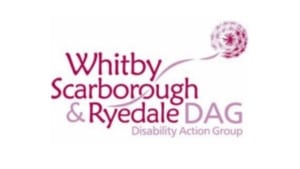 Logo for the Whitby Disability Action Group featuring a dandelion graphic.